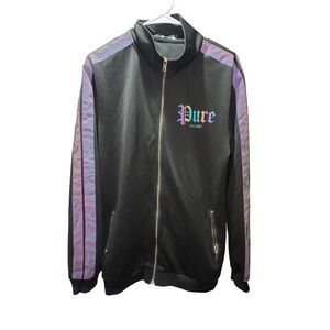 Pure Milano Full Zip‎ Sweatshirt Men's XL Black